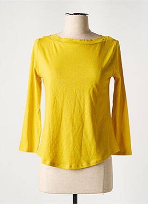 T-shirt jaune MANGO femme