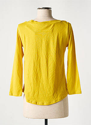 T-shirt jaune MANGO femme
