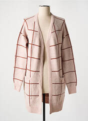 Gilet manches longues rose VERO MODA pour femme seconde vue