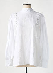 Blouse blanc DEUX. BY ELINE DE MUNCK pour femme seconde vue