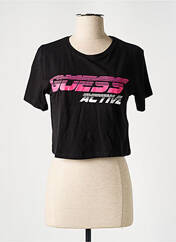 T-shirt noir GUESS pour femme seconde vue