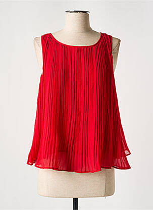 Crop top rouge MANGO femme