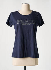 T-shirt bleu MORGAN pour femme seconde vue