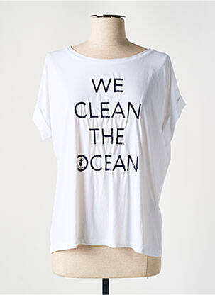 T-shirt blanc SAVE THE DUCK femme