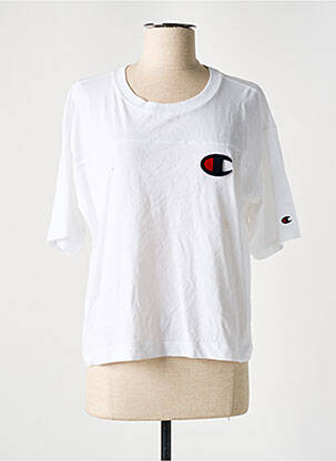 T-shirt blanc CHAMPION femme