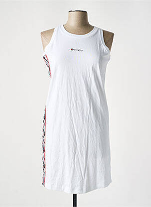 Robe mi-longue blanc CHAMPION femme