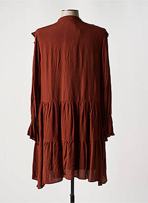 Robe courte marron MANGO femme
