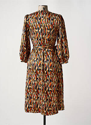 Robe mi-longue orange VERO MODA femme