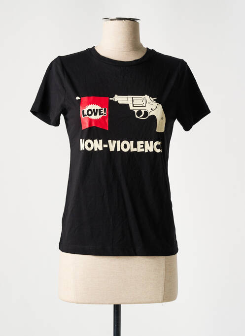 T-shirt noir CEMI pour femme