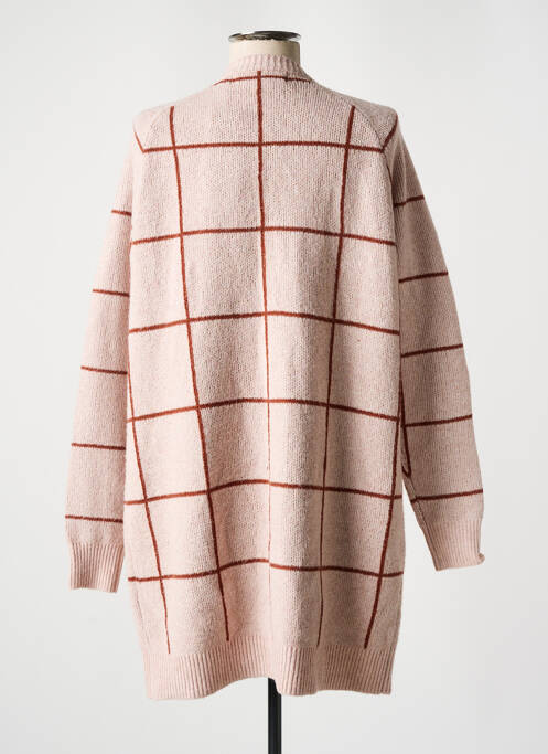 Gilet manches longues rose VERO MODA pour femme