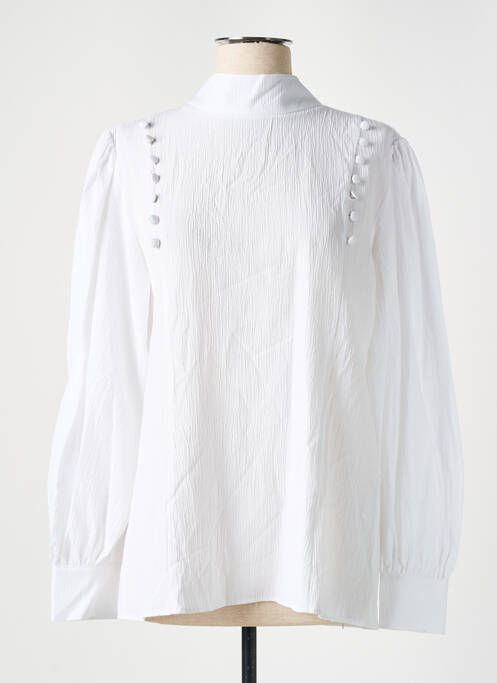 Blouse blanc DEUX. BY ELINE DE MUNCK pour femme