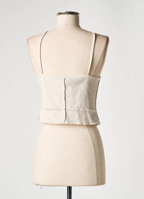 Crop top beige TALLY WEIJL pour femme