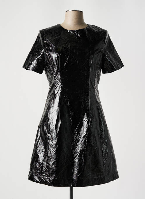 Robe mi-longue noir ASTRID BLACK LABEL pour femme