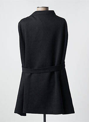 Manteau long noir PAUL BRIAL femme