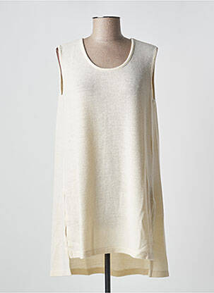 Pull tunique ecru G!OZE femme