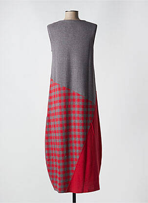 Robe longue rouge G!OZE femme