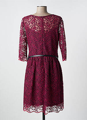 Robe mi-longue rose PAUL BRIAL femme