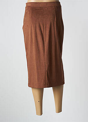 Jupe longue marron PAUL BRIAL femme