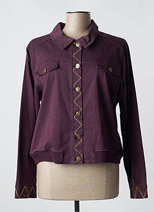 Blouson violet PAUL BRIAL femme