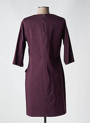 Robe mi-longue violet PAUL BRIAL femme