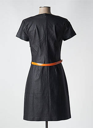 Robe mi-longue noir PAUL BRIAL femme