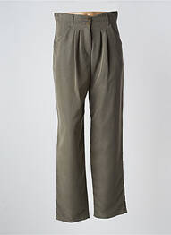 Pantalon droit kaki PAUL BRIAL femme