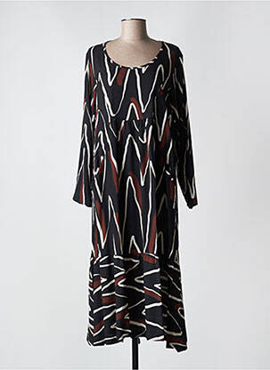 Robe longue noir G!OZE femme