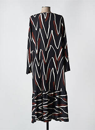 Robe longue noir G!OZE femme