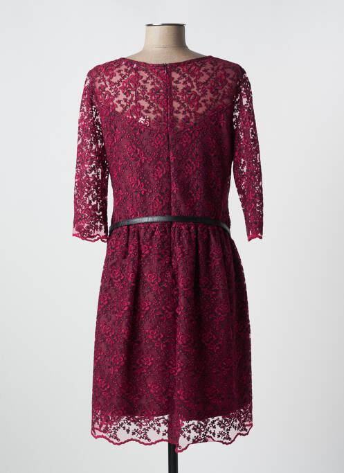 Robe mi-longue rose PAUL BRIAL pour femme