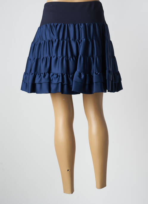 Jupe courte bleu PAUL BRIAL pour femme