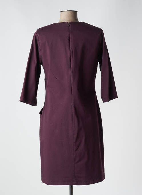 Robe mi-longue violet PAUL BRIAL pour femme