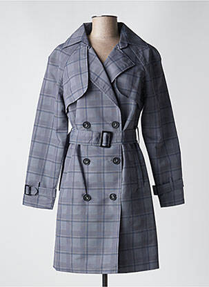Trench gris PAUL BRIAL femme