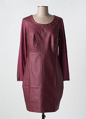 Robe mi-longue rose MALOKA femme