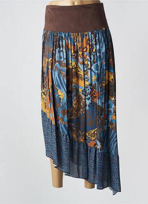 Jupe longue bleu PAUL BRIAL femme