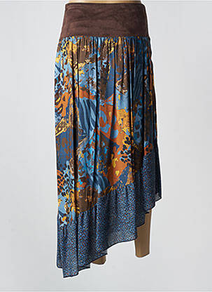 Jupe longue bleu PAUL BRIAL femme