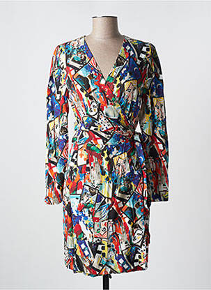 Robe mi-longue bleu MALOKA femme