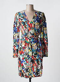 Robe mi-longue bleu MALOKA femme