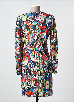Robe mi-longue bleu MALOKA femme