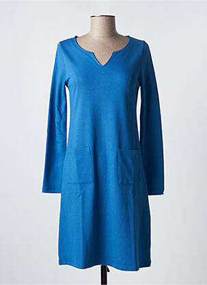 Robe mi-longue bleu MALOKA femme