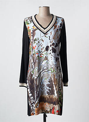Robe mi-longue bleu MALOKA femme
