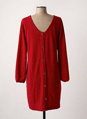 Robe pull rouge MALOKA femme