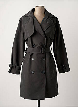 Trench gris PAUL BRIAL femme