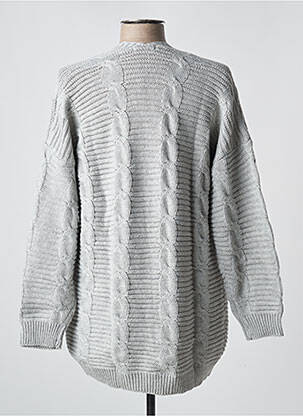 Gilet manches longues gris PAUL BRIAL femme
