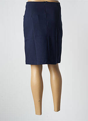 Jupe mi-longue bleu MALOKA femme