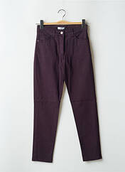 Pantalon slim violet PAUL BRIAL pour femme seconde vue