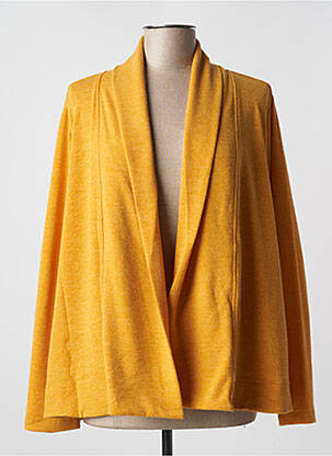 Gilet manches longues orange MALOKA femme