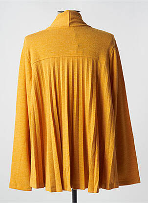 Gilet manches longues orange MALOKA femme