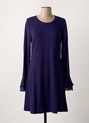 Robe mi-longue violet PAUL BRIAL femme