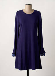 Robe mi-longue violet PAUL BRIAL femme