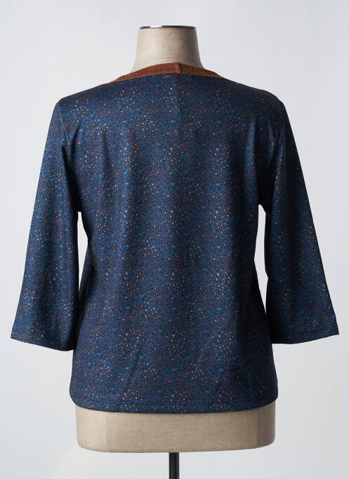 T-shirt bleu PAUL BRIAL pour femme